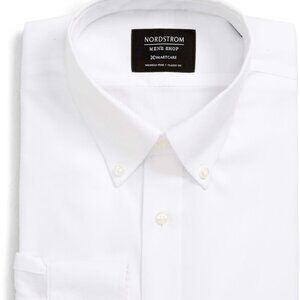 Smartcare™ Wrinkle Free Herringbone Trim Fit Dress Shirt
